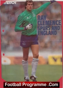 Tottenham Hotspur Ray Clemence Autograph Signed Picture