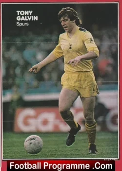 Tottenham Hotspur Tony Galvin Autograph Signed Picture