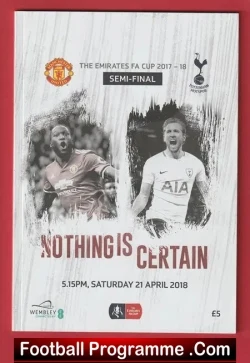 Tottenham Hotspur v Manchester United 2018 – FA Cup Semi Final