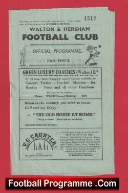 Walton Hersham v Nijmegen 1946 – Netherlands Team Holland
