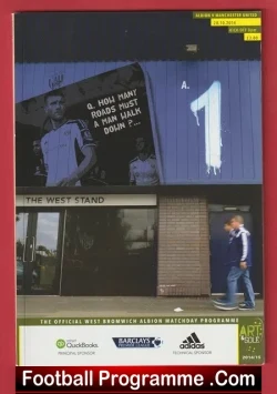West Bromwich Albion v Manchester United 2014 - football programme