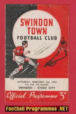 Swindon Town v Stoke City 1952 – FA Cup