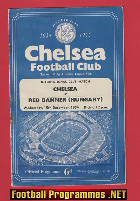 Chelsea v Red Banner 1954 – 1st League Championship Season