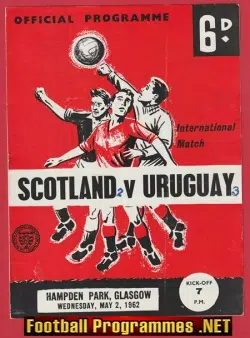 Scotland v Uruguay 1962