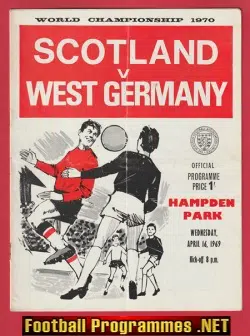 Scotland v Germany 1969