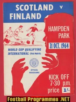 Scotland v Finland 1964 - World Cup Qualifying