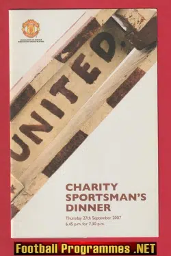 Manchester United John Doherty Sportsman's Dinner + Pictures