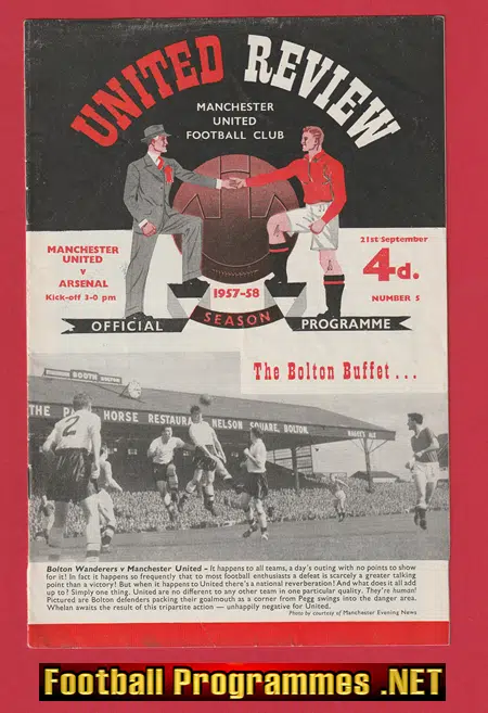 Manchester United v Arsenal 1957 – Man Utd