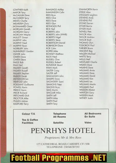 Villa FC 30th Anniversary 1969 - 1999 - SIGNED Denis Law