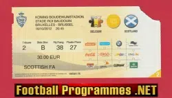Belgium v Scotland 2012 – Football Ticket Brussels