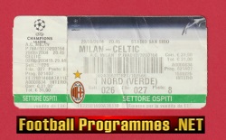 AC Milan v Glasgow Celtic 2014 – Ticket San Siro Italy
