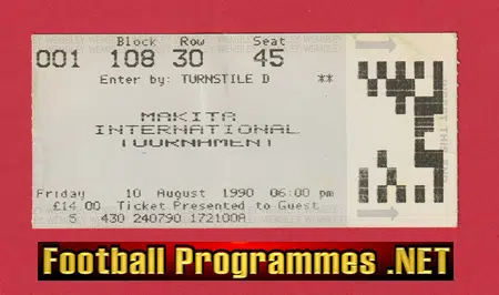 Makita International Football Tournament 1990 – Arsenal Villa