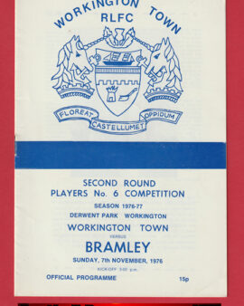 Workington Town Rugby v Bramley 1976