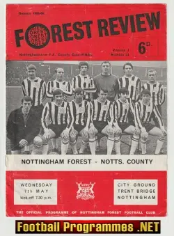 Nottingham Forest v Notts County 1969 – FA County Cup Final
