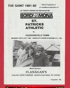 St Patricks Athletic v Huddersfield Town 1991 – Ireland