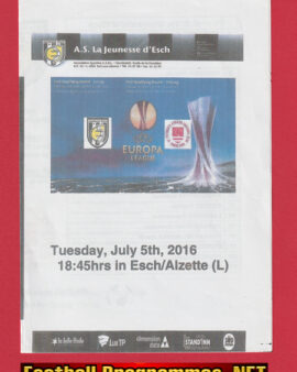 Jeunesse Esch v St Patricks Athletic 2016 – Luxembourg