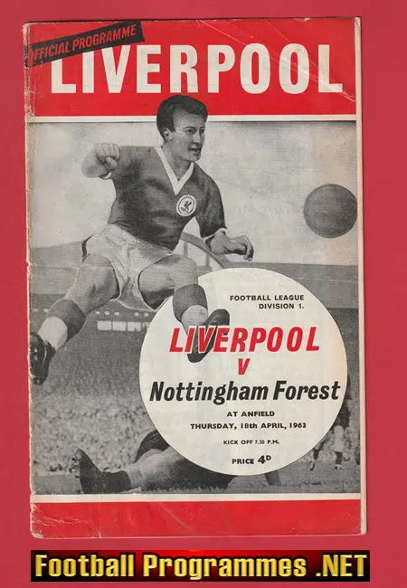 Liverpool v Nottingham Forest 1963 – 1960s