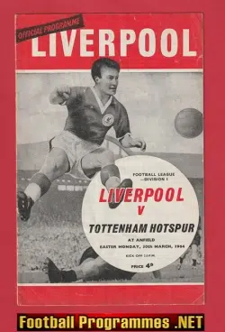 Liverpool v Tottenham 1964 – 1960s