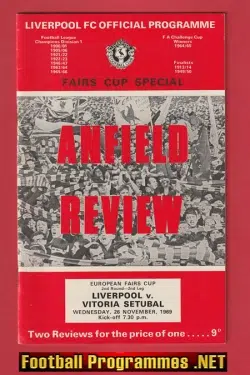 Liverpool v Vitoria Setubal 1969 - European Fairs Cup