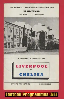 Liverpool v Chelsea 1965 - FA Cup Semi Final - Villa Park
