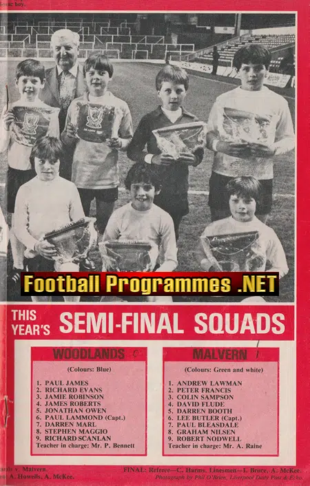 All Saints v Leamington 1982 - Woodlands v Malvern Liverpool Cup