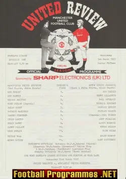 Manchester United v Notts County 1993 - Reserves + Dion Dublin