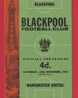 Blackpool v Manchester United 1964 – Man United