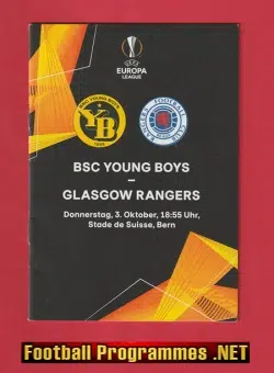 BSC Young Boys v Glasgow Rangers 2019 - Bern Switzerland