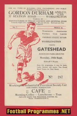Workington v Gateshead 1953 – 1950s