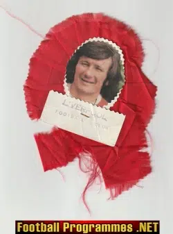 Liverpool Football Club Old Football Rosette 1960s - Tommy Smith