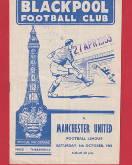 Blackpool v Manchester United 1963 – 27/04/63