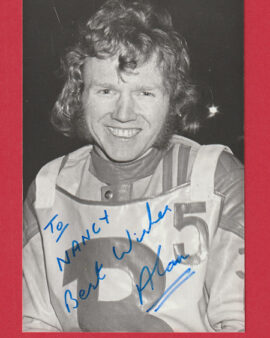 Birmingham Speedway Alan Graham Signed Auograph Picture 1970s