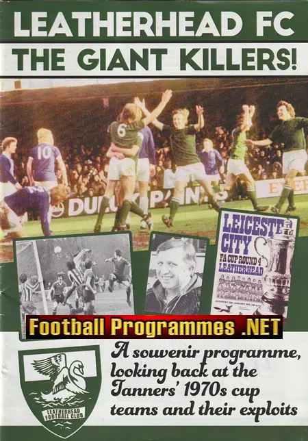 Leatherhead Football Club Giant Killers Souvenir Programme 1970s