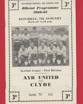 Ayr United v Clyde 1961 – Scotland