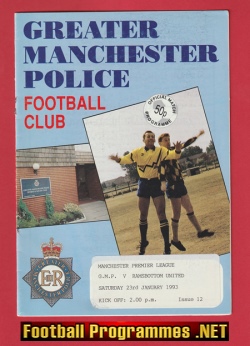 Greater Manchester Police v Ramsbottom United 1993 GMP Football