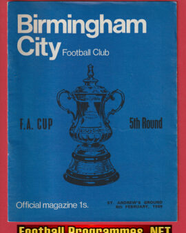 Birmingham City v Manchester United 1969