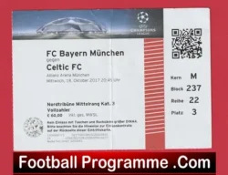 Bayern Munich v Glasgow Celtic 2017 – Football Ticket Germany
