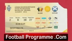 Belgium v Scotland 2012 – Football Ticket Brussels
