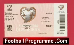 Cyprus v Scotland 2019 – Ticket European Qualifiers