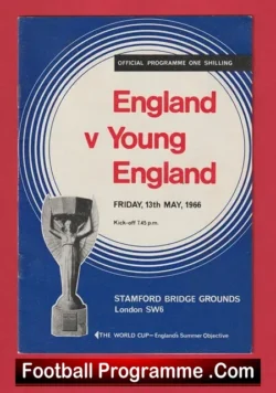England v Young England 1966 – at Chelsea FC
