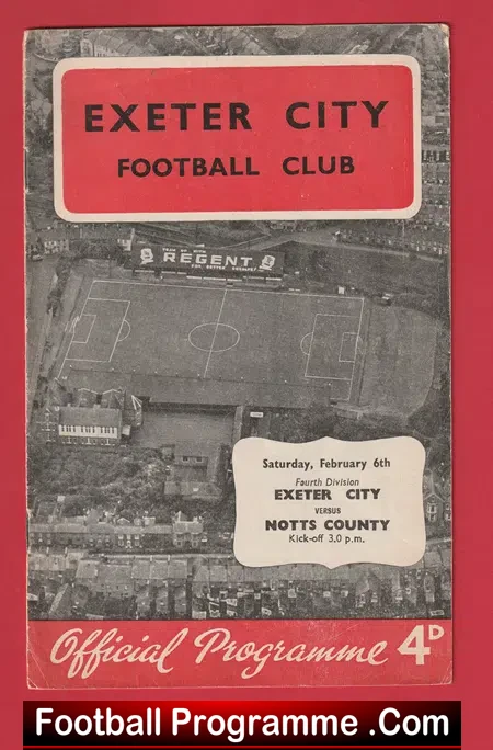 Exeter City v Notts County 1960