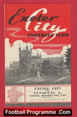 Exeter City v Plymouth Argyle 1956