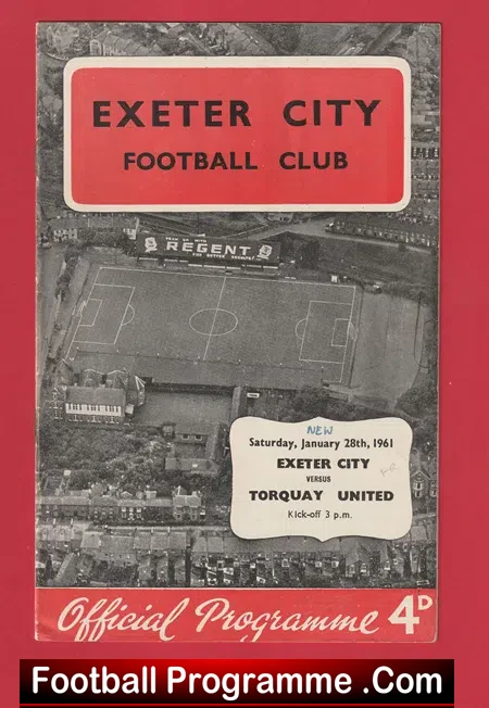 Exeter City v Torquay United 1961