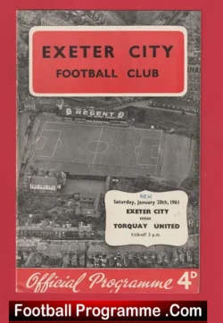 Exeter City v Torquay United 1961