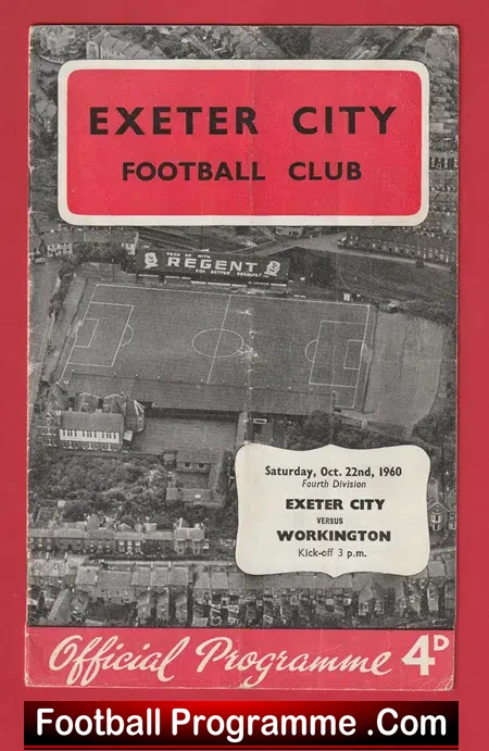 Exeter City v Workington 1960