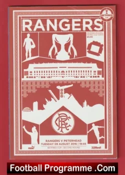 Glasgow Rangers v Peterhead 2016 – Scottish Cup