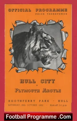 Hull City v Plymouth Argyle 1952