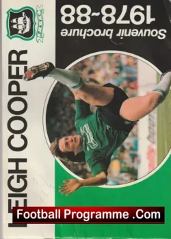 Leigh Cooper Testimonial Benefit Match Plymouth Argyle SIGNED