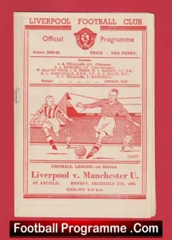 Liverpool v Manchester United 1948 – Man Utd