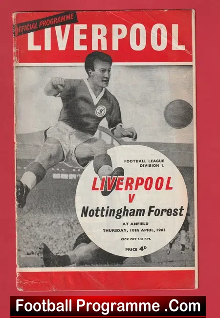 Liverpool v Nottingham Forest 1963 – 1960s